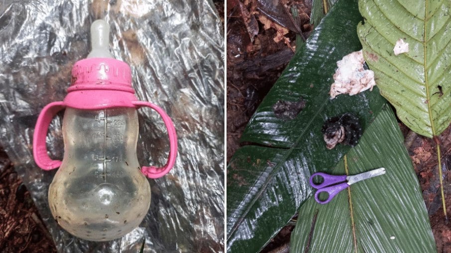 Polícia encontrou objetos que pertenciam às crianças que desapareceram após acidente de avião na Amazônia