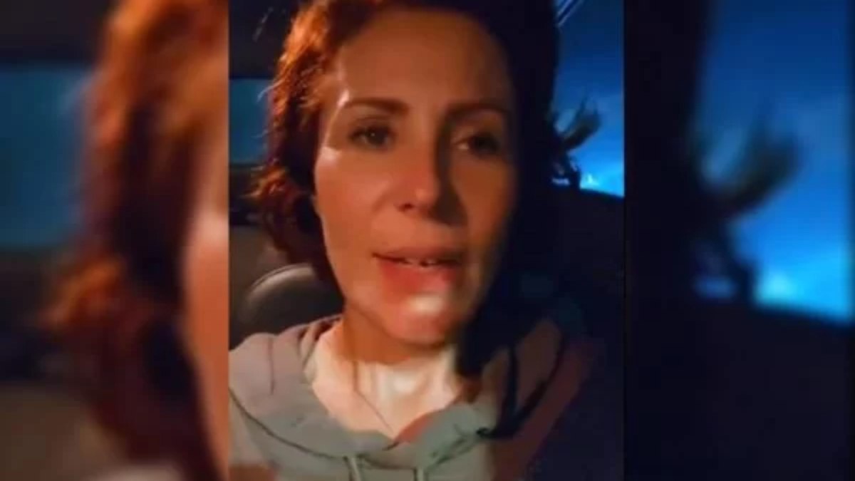 A deputada Carla Zambelli gravou vídeo e postou nas redes sociais