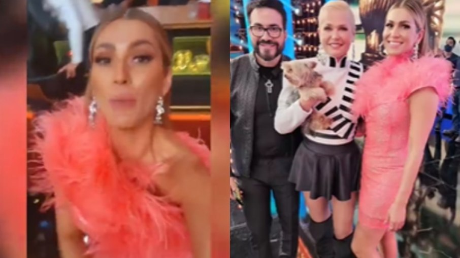 Livia Andrade comemora encontro com Xuxa