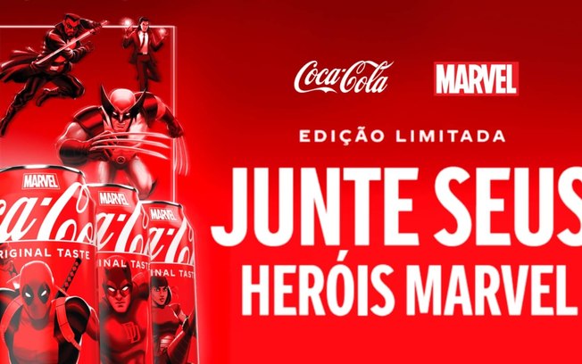 Coca-Cola e Disney lançam coleção de latas e garrafas com personagens do Universo Marvel Coca-Cola e Disney lançam coleção de latas e garrafas com personagens do Universo Marvel