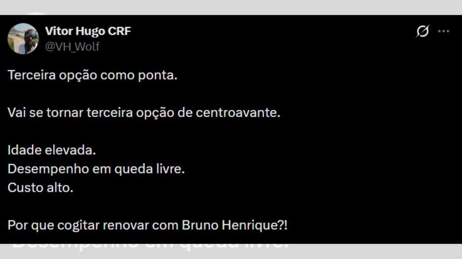 Torcida do Flamengo faz campanha para que ídolo saia do time