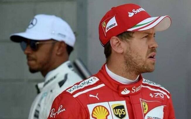 Hamilton e Vettel se desentenderam durante o GP do Azerbaijão