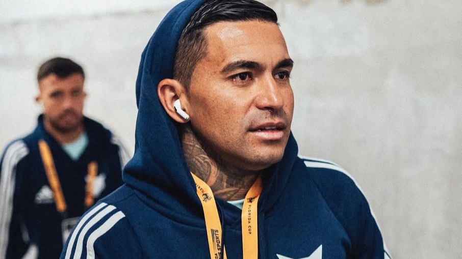 Dudu chegou ao Cruzeiro nesta temporada Dudu chegou ao Cruzeiro nesta temporada