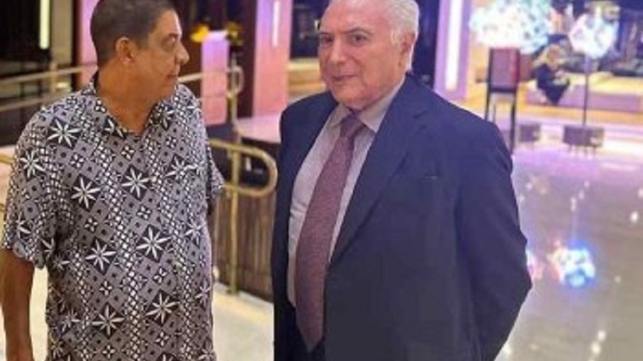 Michel Temer encontrou Zeca Pagodinho, mas não foi reconhecido