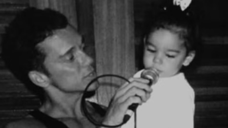 Netinho e a filha 