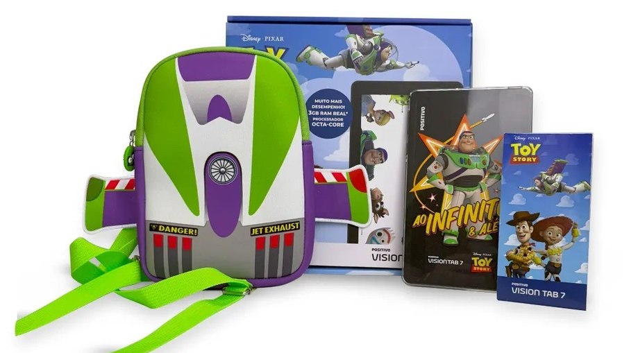 Positivo Vision TAB7 Toy Story + mochila