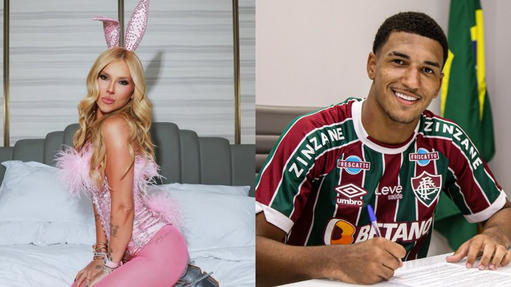 Virginia surge de coelhinha e recebe cantada de ex-Fluminense