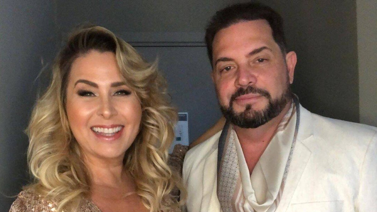 Andréa Sorvetão e seu marido, Conrado