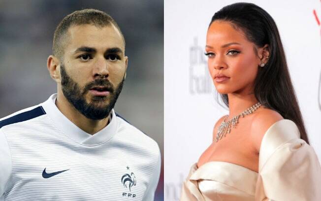 Em 2015 Rihanna e o jogador Karim Benzema, do Real Madrid, tiveram um breve affair; Chris Brown foi pivô da separação