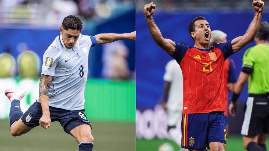 Valverde e Oyarzabal são destaques de Uruguai e Espanha