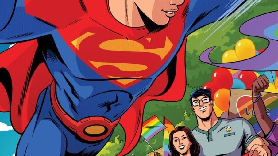 Clark e Lois apoiam Jon Kent em parada do orgulho LGBTQUIAP+