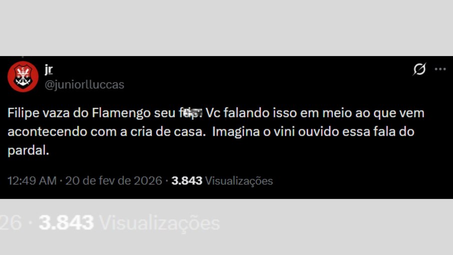 Filipe Luís revolta torcida do Fla ao comentar racismo a Vini Jr Filipe Luís revolta torcida do Fla ao comentar racismo a Vini Jr