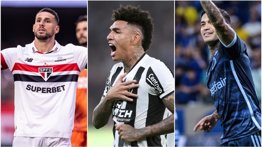 São Paulo, Botafogo e Cruzeiro vivem momentos de instabilidade São Paulo, Botafogo e Cruzeiro vivem momentos de instabilidade