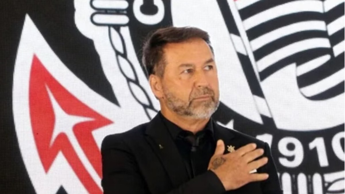 Augusto Melo, presidente do Corinthians