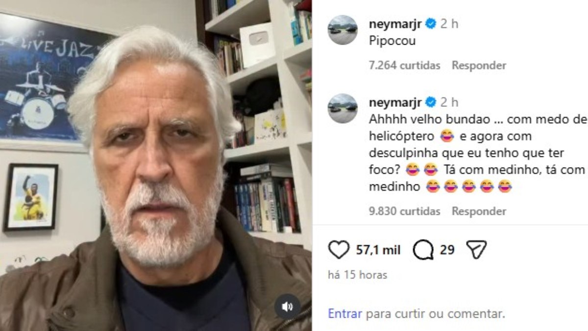 Neymar chama jornalista de 'bundão' e 'pipoqueiro' Neymar chama jornalista de 'bundão' e 'pipoqueiro'
