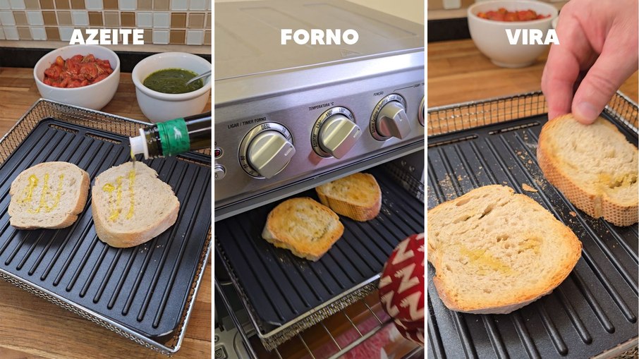 A torrada da Bruschetta A torrada da Bruschetta