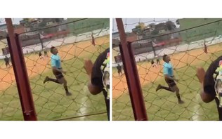 Juiz corre de multidão após jogo de futebol amador no RJ; assista