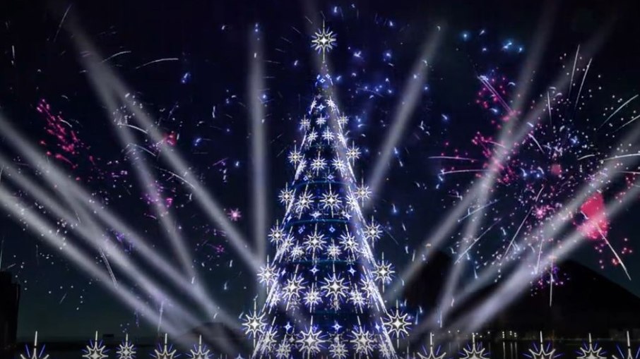 Árvore de Botafogo terá 80 metros de altura e mais de dois milhões de luzes de LED 