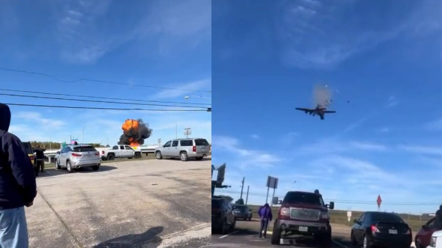 Aviões se chocam em Dallas