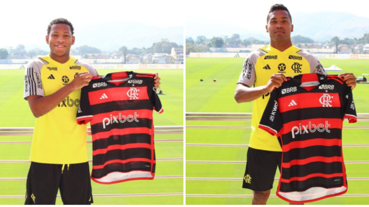 Plata e Alex Sandro iniciaram os trabalhos no Flamengo