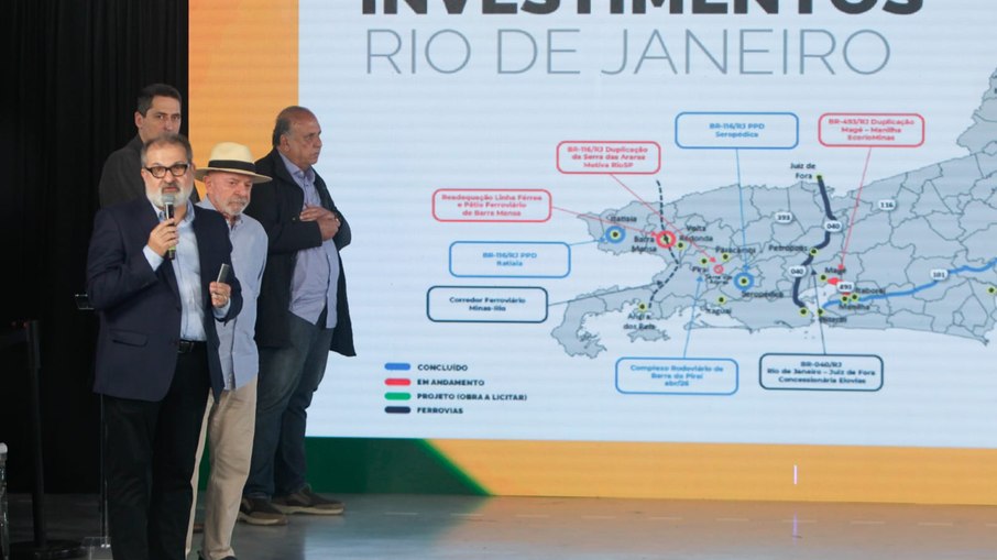 Obras de ampliação da Rodovia Presidente Dutra (BR-116), em Nova Iguaçu (RJ) Obras de ampliação da Rodovia Presidente Dutra (BR-116), em Nova Iguaçu (RJ)