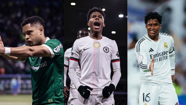 Roque, Estevão e Endrick travam "disputa palmeirense" na Seleção