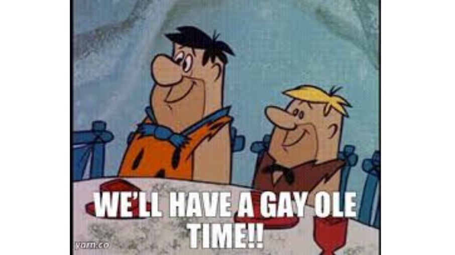 Mistério resolvido: por que os Flintstones dizem “gay” na abertura? Mistério resolvido: por que os Flintstones dizem “gay” na abertura?