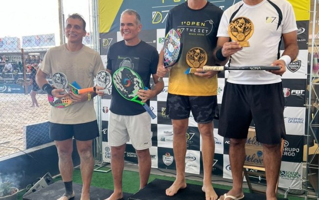 Definidos os primeiros campeões da 8ª etapa do Circuito Baiano de Beach Tennis realizado em Salvador