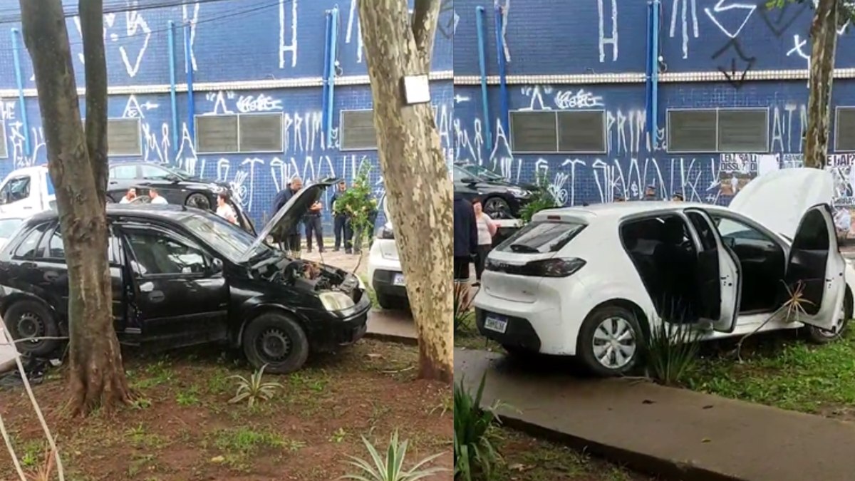 Vídeo: carros são arrastados com fortes chuvas na Grande SP