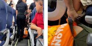 Homem é retirado a força de avião após recusa por troca de lugar