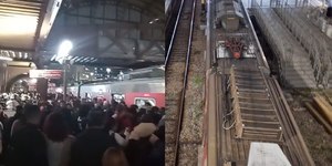 Trem da CPTM descarrila entre Luz e Brás em São Paulo