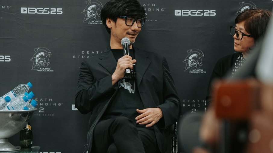Hideo Kojima fala sobre Death Stranding 2 durante coletiva na BGS 2025 Hideo Kojima fala sobre Death Stranding 2 durante coletiva na BGS 2025