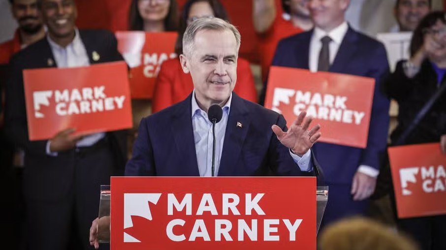 Mark Carney faz um discurso em Ottawa, Ontário Mark Carney faz um discurso em Ottawa, Ontário