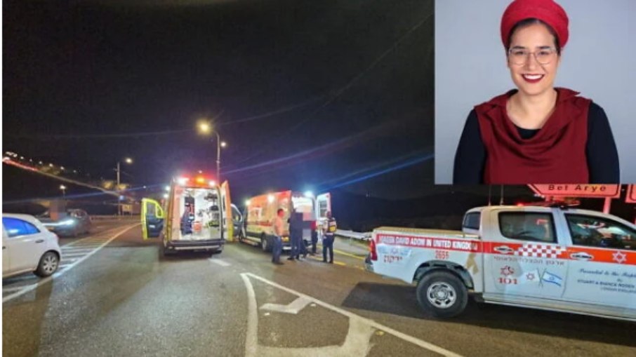 A israelense Tzeela Gez foi morta por um terrorista enquanto era conduzida pelo marido para dar à luz a seu terceiro filho A israelense Tzeela Gez foi morta por um terrorista enquanto era conduzida pelo marido para dar à luz a seu terceiro filho
