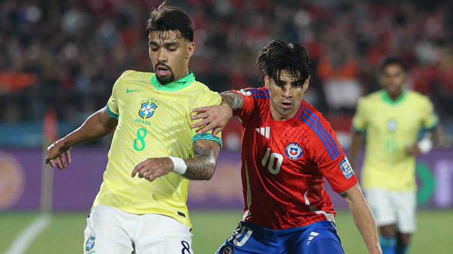 Brasil vence o Chile por 2 a 1 nas Eliminatórias da Copa do Mundo de 2026