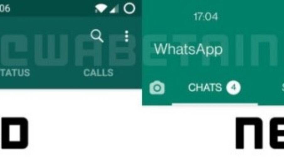 Novas cores no modo claro do WhatsApp