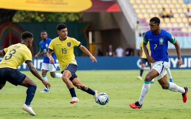 Brasil segura Equador e espera Argentina ou Venezuela nas quartas de final do Mundial Sub-17