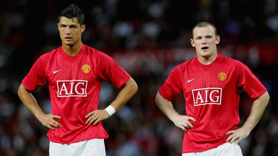 Cristiano Ronaldo e Rooney atuaram juntos no Manchester United