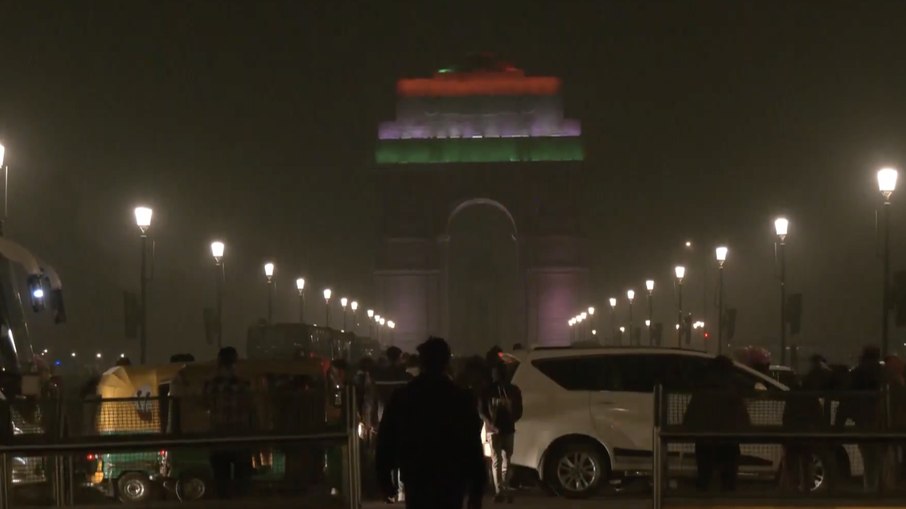 Poluição em Delhi na Índia