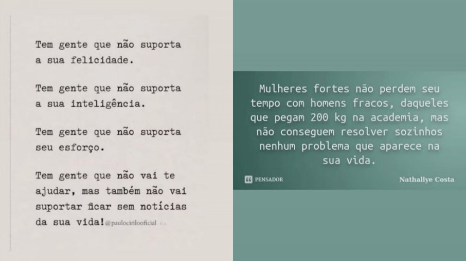 Maiara faz reflexão nas redes sociais