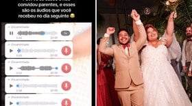 O que diz noiva que revoltou parentes por não convidar para festa