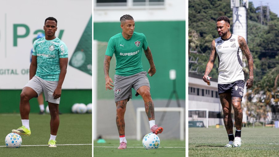 Palmeiras e Fluminense brigam pela ponta, e Santos de Neymar busca a primeira vitória