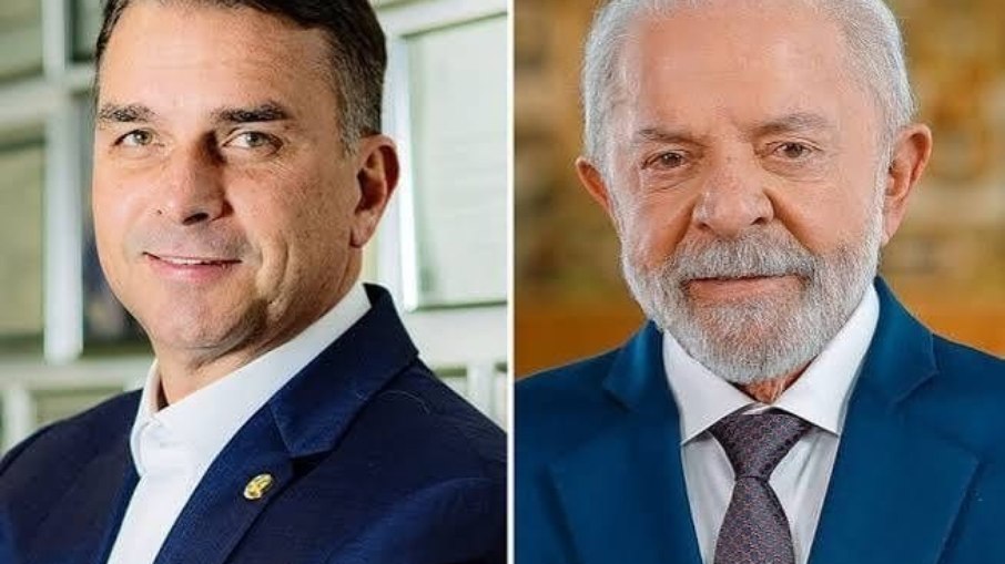 Flávio Bolsonaro (PL) e Lula (PT) Flávio Bolsonaro (PL) e Lula (PT)