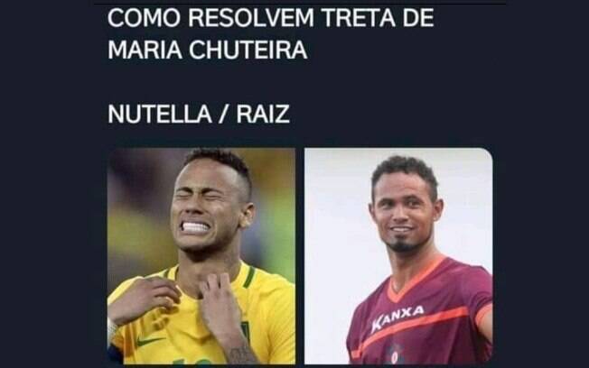 Meme compara o caso Neymar com o do goleiro Bruno