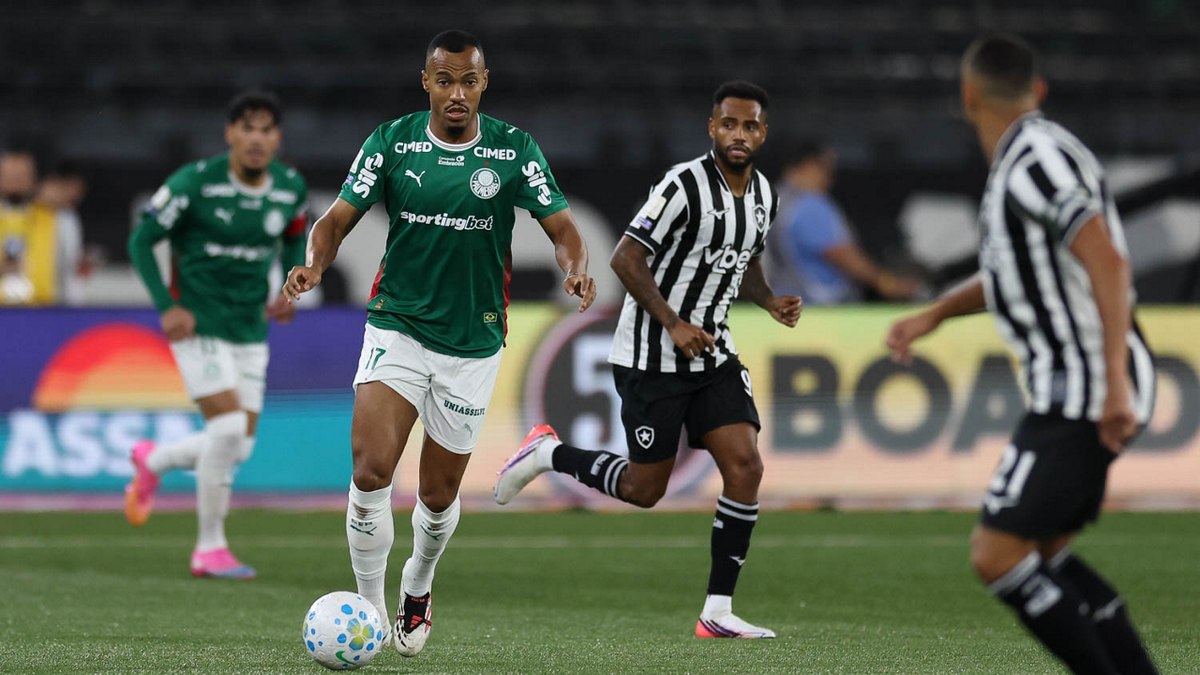 Botafogo e Palmeiras se enfrentaram no Nilton Santos