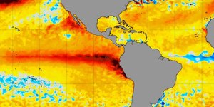 Super El Niño atinge intensidade forte em todos os critérios