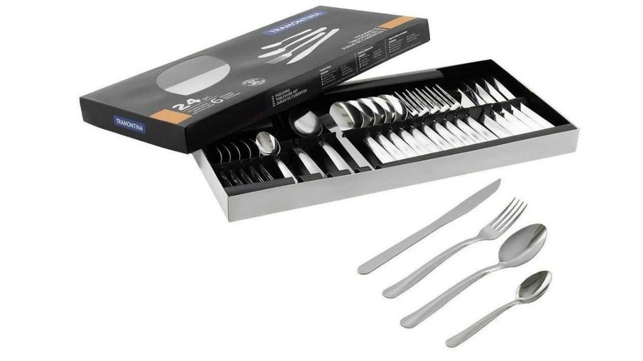 Faqueiro da Tramontina pode ser ideal para renovar a mesa da sua cozinha com economia Faqueiro da Tramontina pode ser ideal para renovar a mesa da sua cozinha com economia