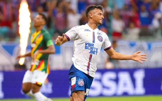Marca já foi exibida nesta quinta na estreia do Bahia contra o Sampaio Corrêa, pela Copa do Noresdete Marca já foi exibida nesta quinta na estreia do Bahia contra o Sampaio Corrêa, pela Copa do Noresdete
