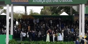 7 de setembro fala de soberania, Copa e combate ao feminicídio