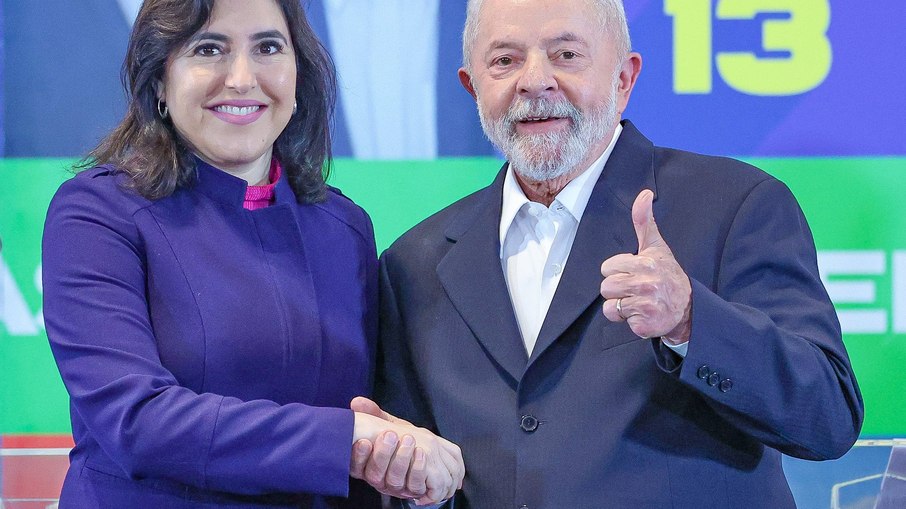 Lula em encontro com senadora Simone Tebet (MDB-MS), em São Paulo